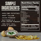 Beef Tallow Potato Chips - Sour Cream N' Onion