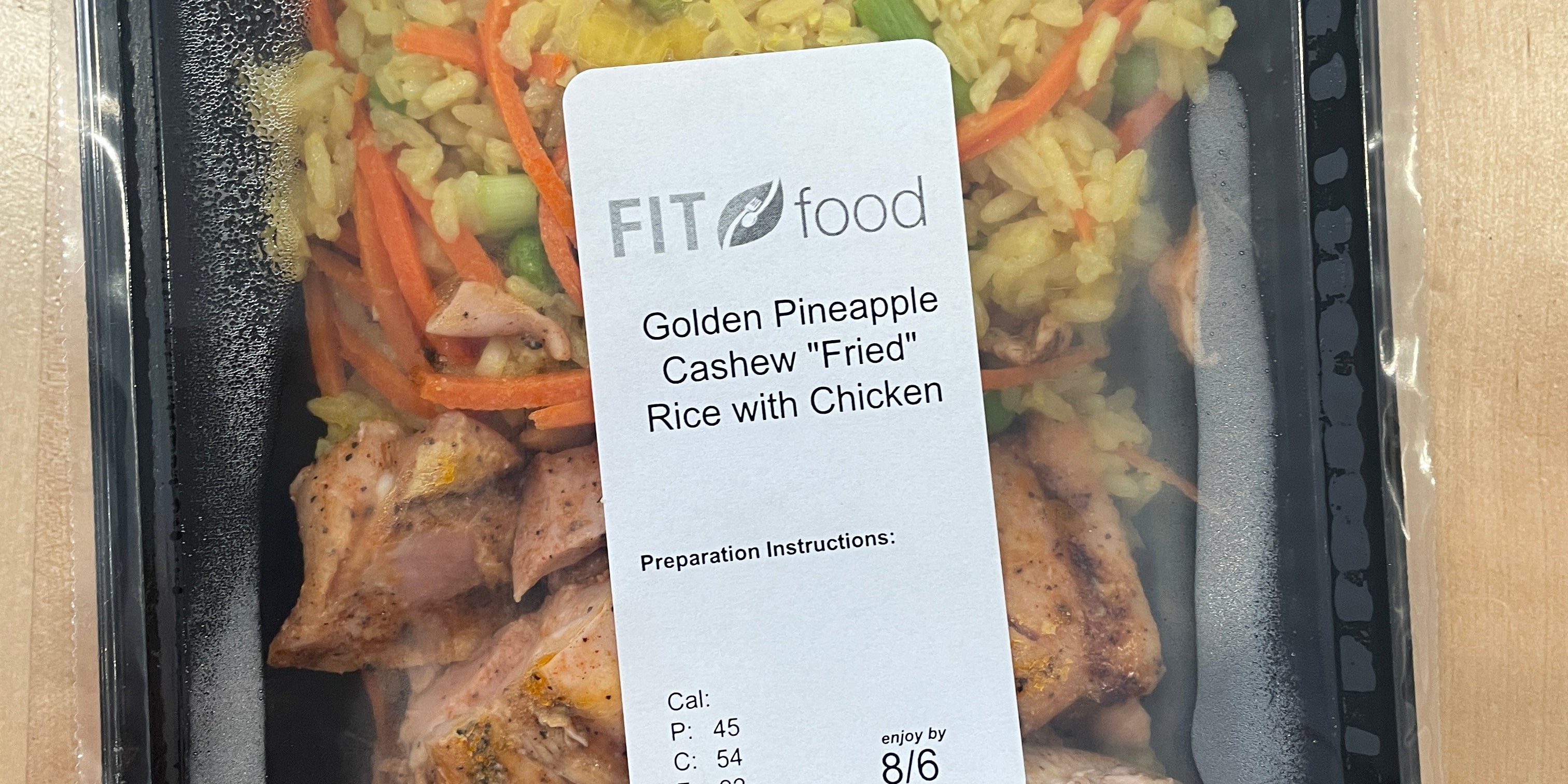 Golden Pineapple Fried Rice with Chicken - Fit Food
