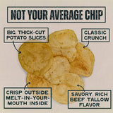 Beef Tallow Potato Chips - Sea Salt