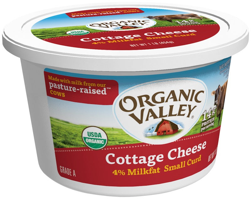 Organic Cottage Cheese Full 4% 16 oz