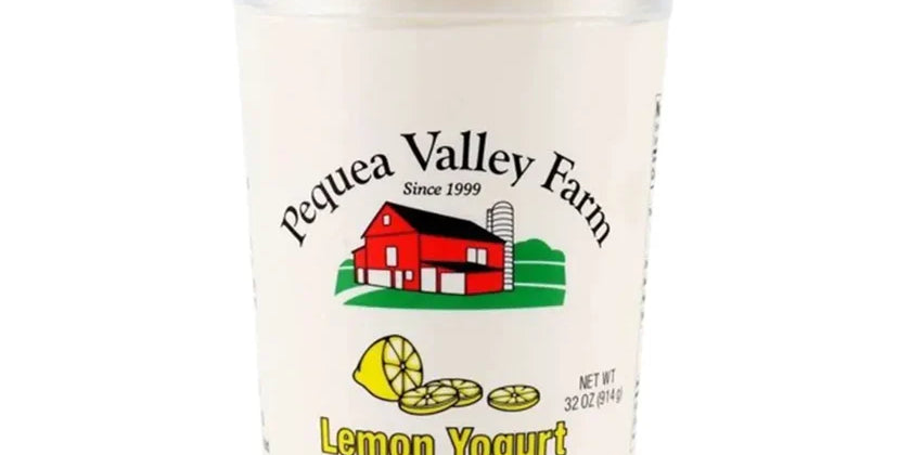Pequea Valley Farm Grass Fed Yogurt 32oz Lemon