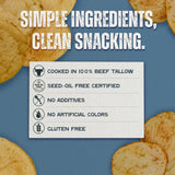 Beef Tallow Potato Chips - Sea Salt