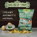 Beef Tallow Potato Chips - Sour Cream N' Onion